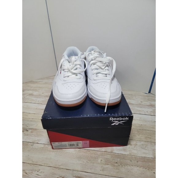 NEW‎ Reebok Club Memt Men\'s Size 6.5, W8 White Leather Lifestyle Sneakers Shoes main image 5